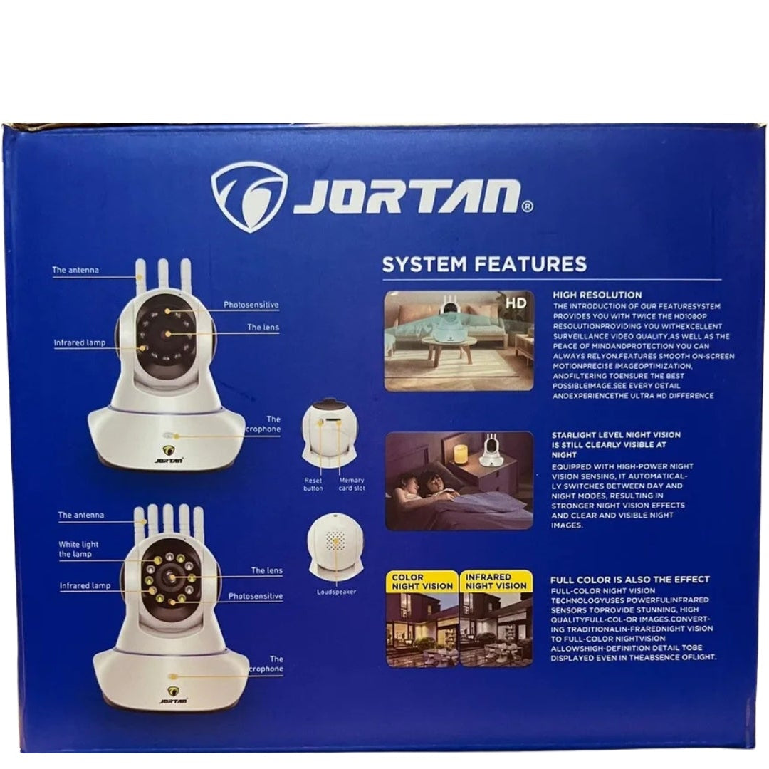 Cámara de Seguridad Jortan 5G WiFi 360° - Protección Sencilla y Confiable para Adultos Mayores